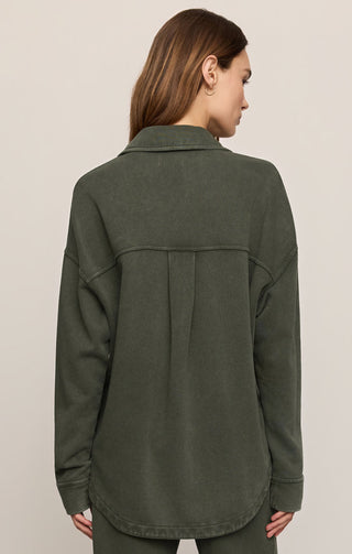 Z Supply All Day Knit Jacket - Classic Olive