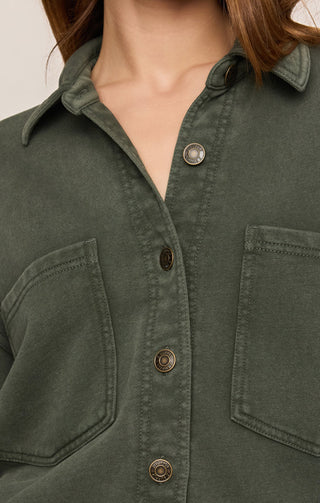 Z Supply All Day Knit Jacket - Classic Olive
