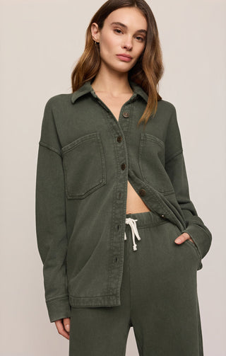 Z Supply All Day Knit Jacket - Classic Olive