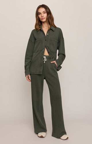 Z Supply All Day Knit Jacket - Classic Olive