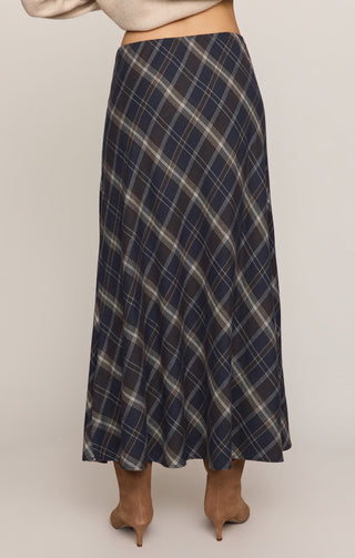 Z Supply Crestview Plaid Maxi Skirt - Eclipse
