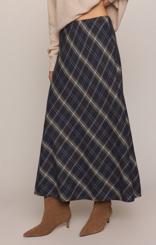 Z Supply Crestview Plaid Maxi Skirt - Eclipse