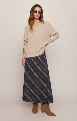 Z Supply Crestview Plaid Maxi Skirt - Eclipse