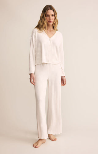 Z Supply Mara Silky Rib Cardigan - Vanilla Ice
