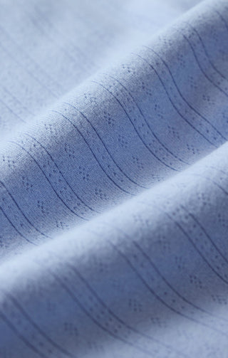 Z Supply Lovely Pointelle Top - Ice Blue