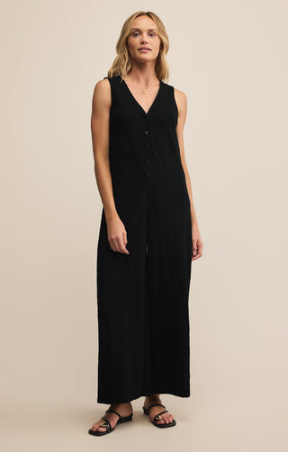 Z Supply Solace Textured Slub Jumpsuit