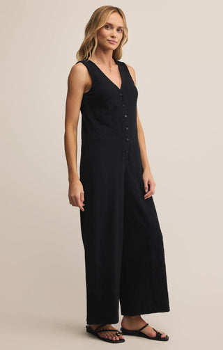 Z Supply Solace Textured Slub Jumpsuit