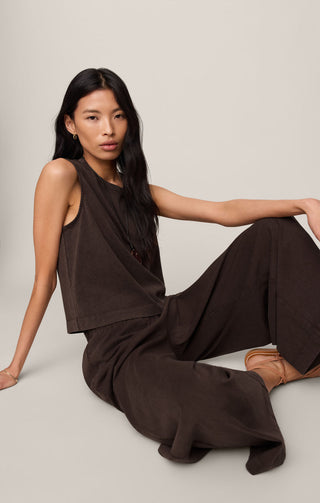 Z Supply Scout Jersey Pant - Dark Chocolate