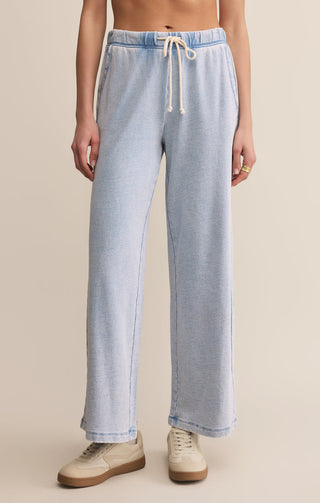 Z Supply Hunter Knit Denim Pant - Washed Indigo