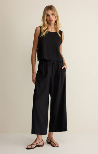 Z Supply Scout Linen Pant - Black