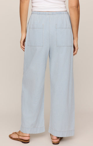 Z Supply Soft Denim Carpenter Pant - Seaboard Stripe