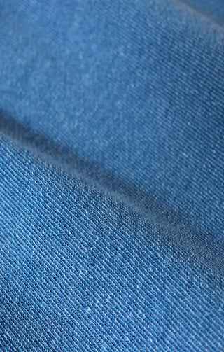 Z Supply Hunter Knit Denim Short - Calypso Blue Indigo