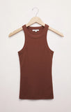 Z Supply Lily Rib Tank - Dark Rosewood