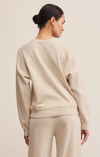 Z Supply All Around Sweatshirt - Crystal