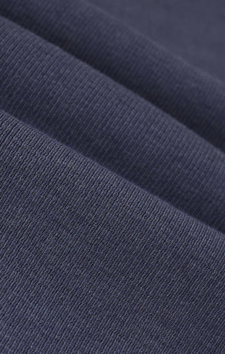 Z Supply Renae Rib Short Sleeve Top - Indigo