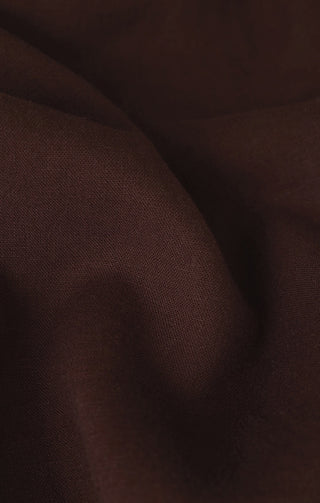Z Supply Sloane Linen Cropped Tank - Chocolate Cherry