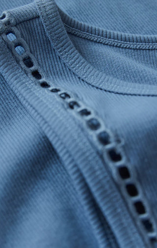 Z Supply Boa Rib Tank - Lake Blue