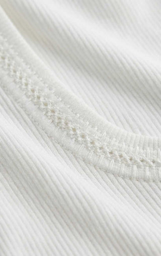 Z Supply Larkin Whipstitch Tank - White