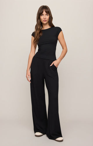Z Supply Soft Trace Second Skin Top - Black