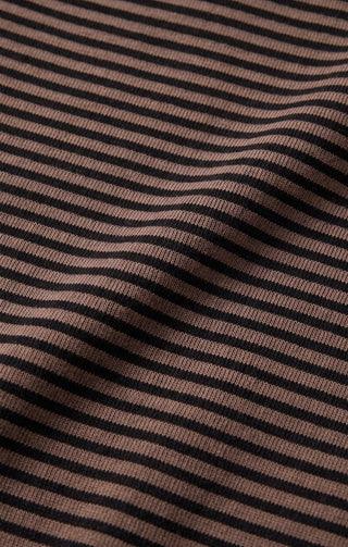 Z Supply Frieda Striped Tee - Wild Mushroom