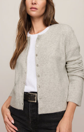 Z Supply Medina Cozy Cardigan - Feather Grey