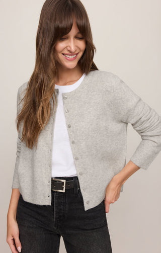 Z Supply Medina Cozy Cardigan - Feather Grey