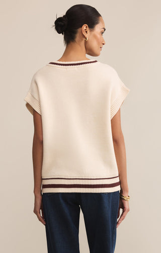 Z Supply Fletcher Sweater Vest - Crystal