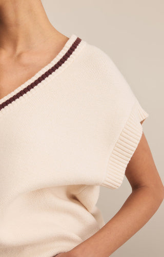 Z Supply Fletcher Sweater Vest - Crystal