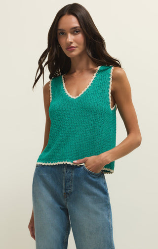 Z Supply Yessenia Whipstitch Tank - La Palma