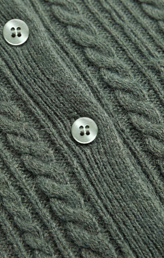 Z Supply Medina Cable Cardigan - Monstera