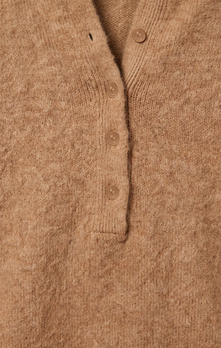 Z Supply Westmont Henley Sweater - Golden Caramel