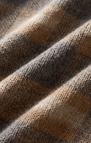 Z Supply Ludlow Plaid Cardigan - Classic Heather Grey