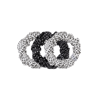 Teleties Polka Dot Party Large Silk Scrunchie