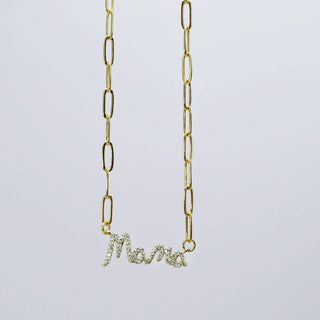 Treasure Jewels Mama Necklace Gold