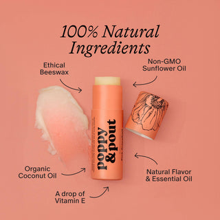 Poppy & Pout Lip Care Duo - Pink Grapefruit