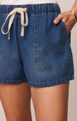 Z Supply Daycation Denim Utility Short - Deep Water