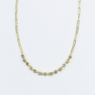 Treasure Jewels Radiance Drops Gold Necklace
