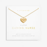 A Little 'Caring Nurse' Necklace in Gold-Tone Plating