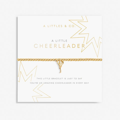 A Little 'Cheerleader' Bracelet in Gold-Tone Plating