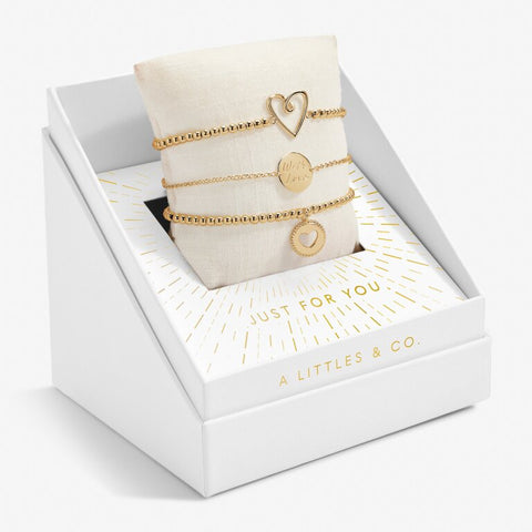 Celebrate You Gift Box 'Just For You' in Gold Plating