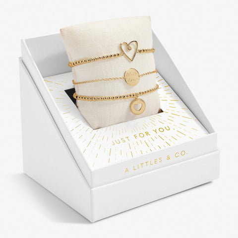 Celebrate You Gift Box 'Just For You' in Gold Plating