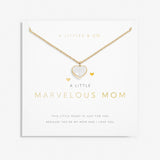 A Little 'Marvelous Mom' Necklace in Gold-Tone Plating