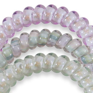 Teleties Spiral Hair Coils | Small | Opal Glow