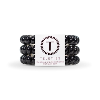 Spiral Hair Coils | Large | Jet Blac Hair Ties