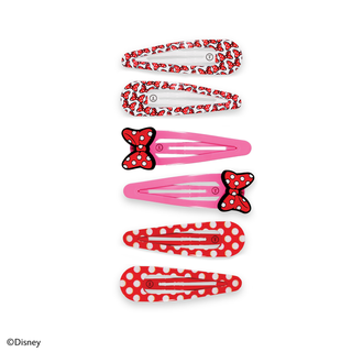Teleties Minnie Mouse Snap Clip (6ct)