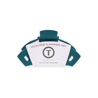 Teleties Teal With It Small Open Hair Clip