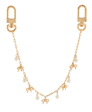 Pearl & Bow Bag Chain