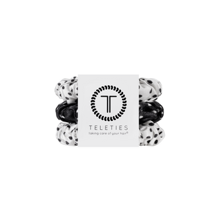 Teleties Polka Dot Party Small Silk Scrunchie