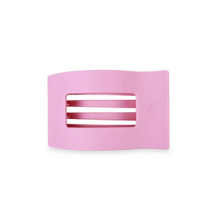 Teleties Flat Rectangle Hair Clip | Small | Merry Pinkmas