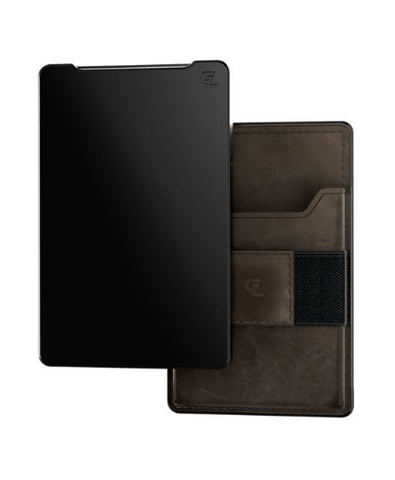 Groove Wallet - Black w/ Brown Leather Sleeve
